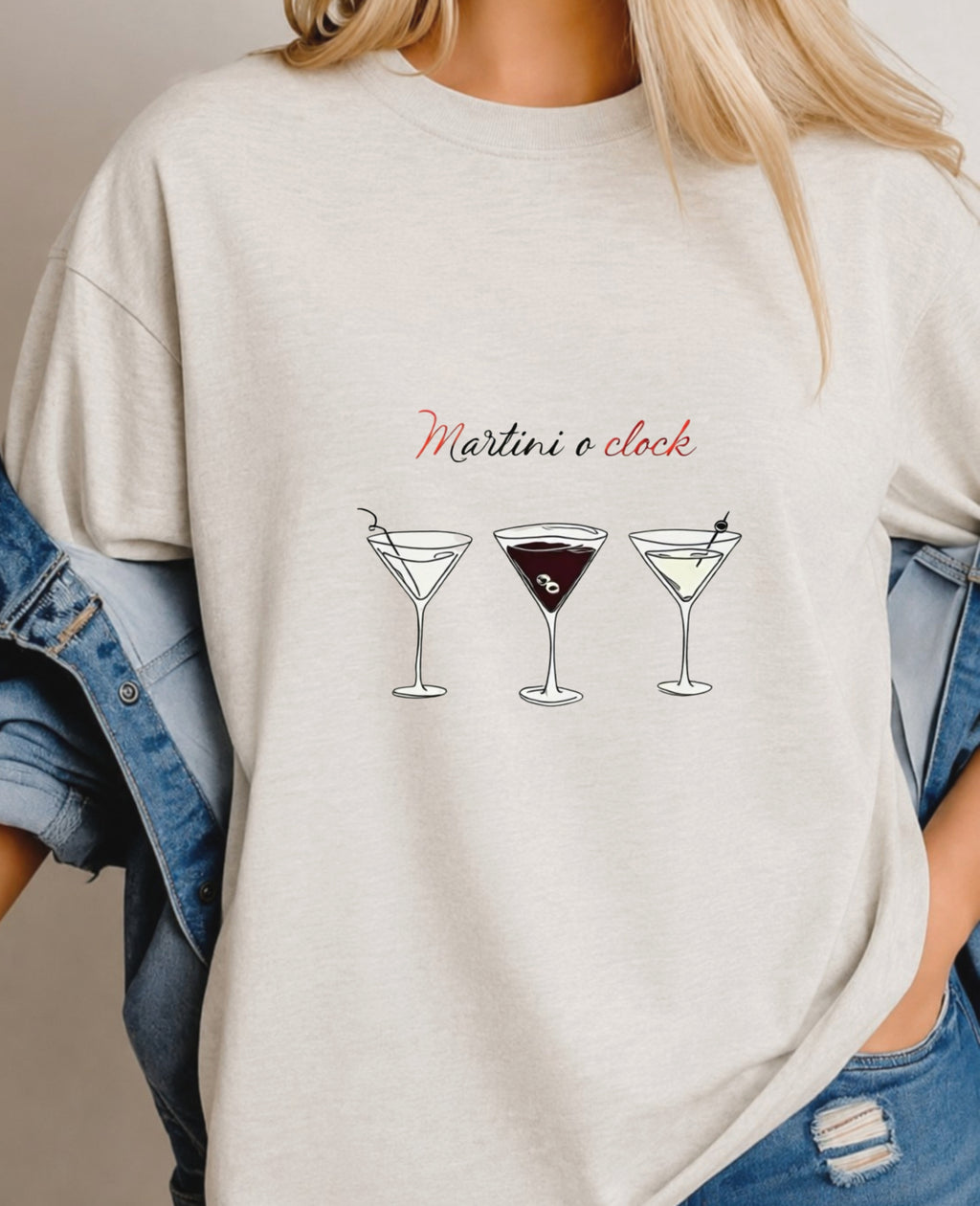 Unisex classic tee-Martini O'Clock