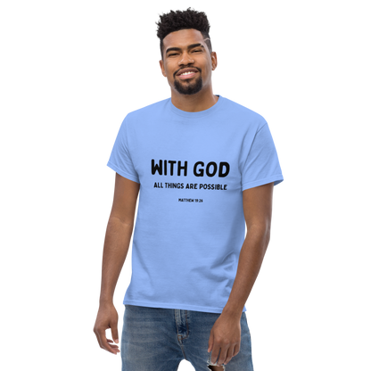 Unisex classic tee- With God