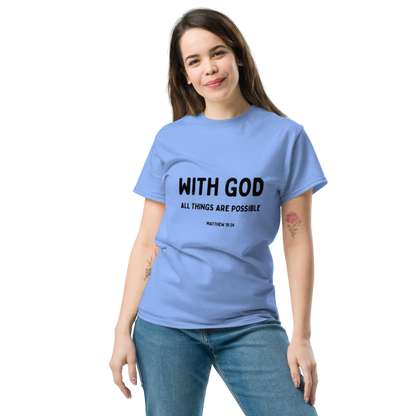 Unisex classic tee- With God